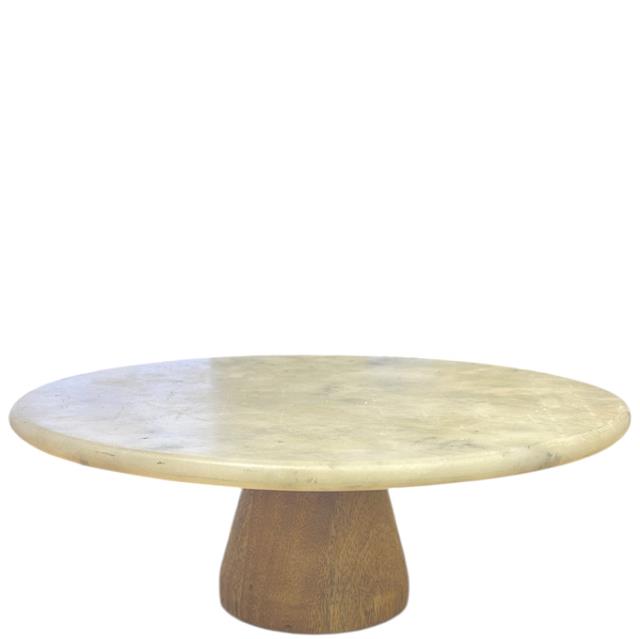 Rental store for CAKE STAND, 12  MARBLE W  WOOD BASE in Camarillo CA