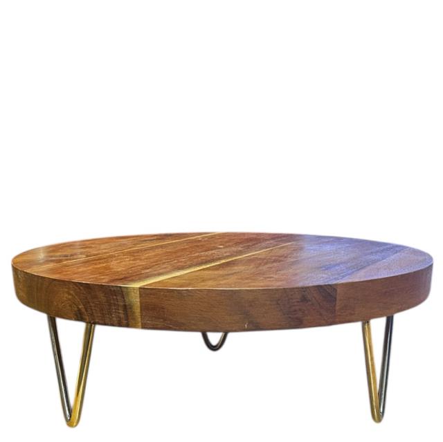 Rental store for CAKE STAND, 14  WOOD W  HAIRPIN LEGS in Camarillo CA