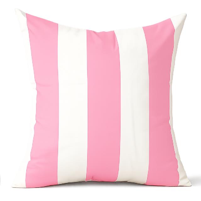 Rental store for PILLOW, SQ PINK   WHITE STRIPE 18 in Camarillo CA